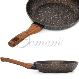 ЭСТЕТ Сковорода 28см *6 Бронзит ЭТ-70411 мрамор