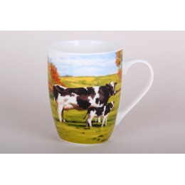 КОРАЛЛ Кружка 340мл.Пестрая корова NYCF2 микс