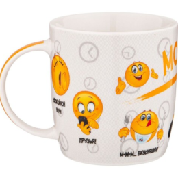 КОРАЛЛ Кружка 350 мл.Смайл 260-554