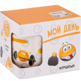 КОРАЛЛ Кружка 350 мл.Смайл 260-554