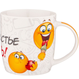 КОРАЛЛ Кружка 350 мл.Смайл 260-556