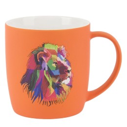 КОРАЛЛ Кружка 340 мл. Soft touch 1110038 микс