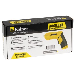 KOLNER Отвертка аккумуляторная KCSD 3,6L
