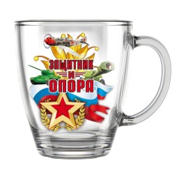 ДЕКОСТЕК Кружка для чая 350 мл (Настоящий мужчина) 2025-Д