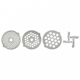 АКСИНЬЯ Мясорубка электрическая 3000 Вт, 3 кг/мин КС-2004 белая, лоток из нержавеющей стали