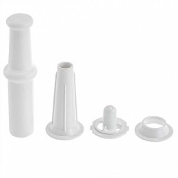 АКСИНЬЯ Мясорубка электрическая 2000 Вт, 1,8 кг/мин КС-2005С белая + 3 насадки-овощерезки