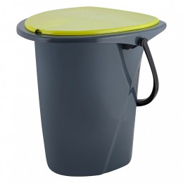 DELTA Ведро-туалет 17 л Smart Solution ING30001FСР серое