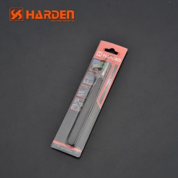 HARDEN Пинцет профессиональный острый 125мм 660215