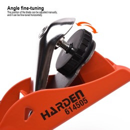 HARDEN Рубанок столярный ручной 135х33мм 614505