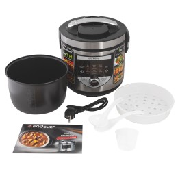 ENDEVER Мультиварка Vita 61 стальной/чёрный