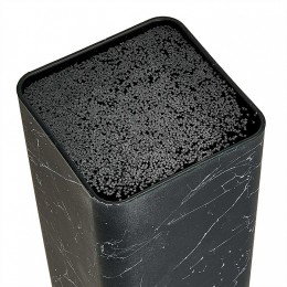 ALPENKOK Подставка для ножей 22×11×11 см AK-223ST черный мрамор