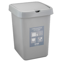 Контейнер для раздельного сбора мусора, 25 л, смешанные отходы , без характеристик (SV4544СМ)