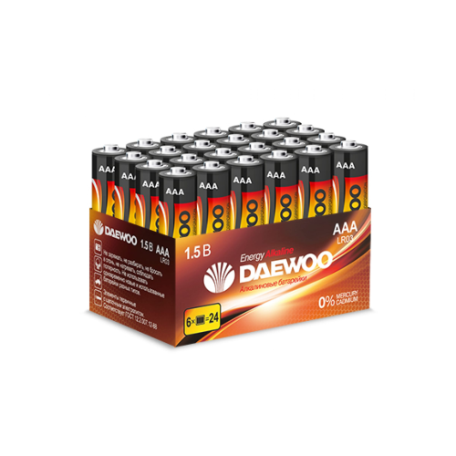 Батарейка DAEWOO LR03 ENERGY Alkaline Pack - 24