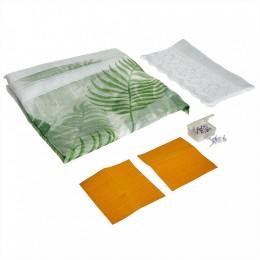 УЮТОМАНИЯ Сетка антимоскитная универсальная 100×220 см с магнитными замками УТ-4008 белая