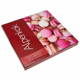 ALPENKOK Блюдо 32 см вращающееся для сервировки AK-9518 Розовый букет