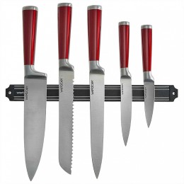 WEBBER Набор кухонных ножей c магнитным держателем 6 предметов ВЕ-2265