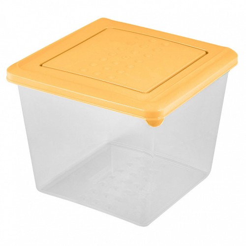 Контейнер для продуктов Asti квадратный 1 л 221100404/01 бледно-желтый