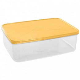 DELTA Контейнер для продуктов Modena прямоугольный 1 л с гибкой крышкой 221110404/01 бледно-желтый