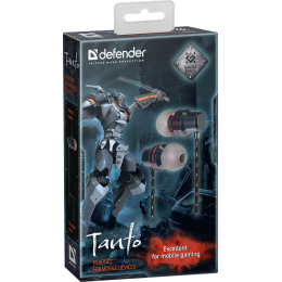 Defender Гарнитура для смартфонов Tanto черный+серый, кабель 1,2 м