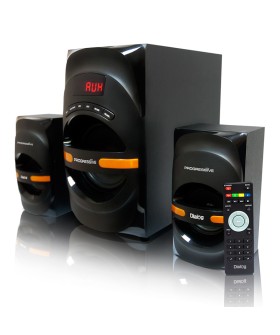 Dialog Акустика AP-210B  USB+SD reader черный