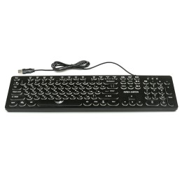 Dialog Мультимедийная клавиатура с регулируемой подсветкой клавиш Gan-Kata KGK-16U Black