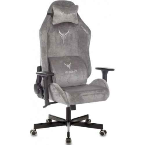 Кресло игровое Бюрократ VIKING KNIGHT N1 Fabric серый 1626370