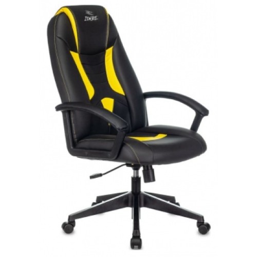 Кресло игровое Бюрократ ZOMBIE 8 черный/желтый 1583540
