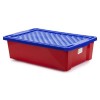 Ящик детский для хранения игрушек START 30 л красный лего (LA1018RD)