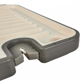 DELTA  Доска разделочная с сушилкой для посуды Virtuoso 400×280×20 мм GR1094СЛ сливочный крем