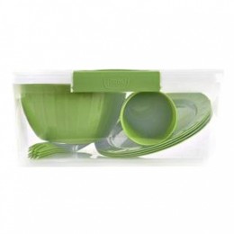 DELTA Набор для пикника Sugar&Spice Vanilla на 4 персоны в контейнере (14 предметов) SE181212050 фисташка