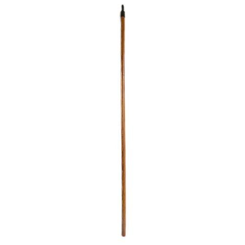 Ручка для швабр и щеток 123 см деревянная с резьбой в пленке 16626-35