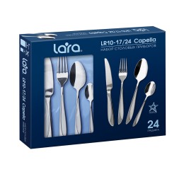 LARA Набор  столовых приборов CAPELLA LR10-17/24