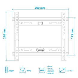 Kromax Кронштейн для телевизора IDEAL-5W white