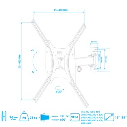 Kromax Кронштейн для телевизора OPTIMA-403