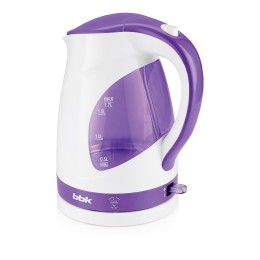 BBK Электрический чайник EK 1700P белый/фиолетовый