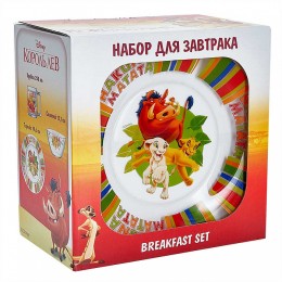 DELTA Набор для завтрака 3 предмета 18с2055ДЗ Король лев