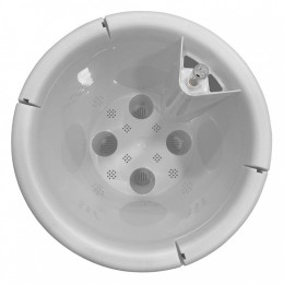 Горшок с автополивом InGreen Munchen 210 мм, 5 л, с внутренней вставкой 3,4 л круглый IG622111048 белый