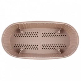 Горшок для цветов InGreen BARCELONA 2,7 л, 275×145 мм овальный IG623310047 молочный шоколад