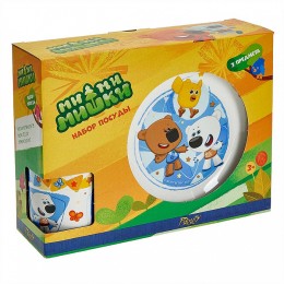 DELTA Набор посуды 3 предмета детский КРС-1737 Ми-ми-мишки (фарфор)