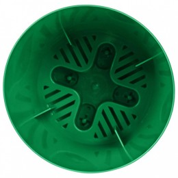 Горшок для цветов 120 мм 0,7 л с прикорневым поливом Easy Grow ING47012ЗТ Зелёная трава