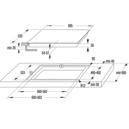 GORENJE Электрическая варочная поверхность ECT643BSC