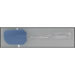 Лопатка силиконовая с пластиковой ручкой 24,5х5,5 см 16501-FY-0516