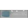 Лопатка силиконовая с пластиковой ручкой 24,5х5,5 см 16501-FY-0517