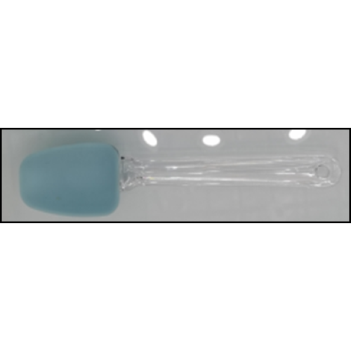Лопатка силиконовая с пластиковой ручкой 24,5х5,5 см 16501-FY-0517