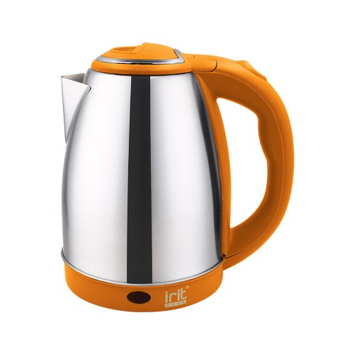 Чайник электрический цветной (оранжевый) Irit IR-1347