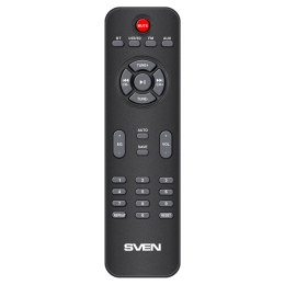 SVEN Многофункциональная акустическая система с Bluetooth, проигрывателем USB/SD, FM-радио, дисплеем и ПДУ MS-1821 черный