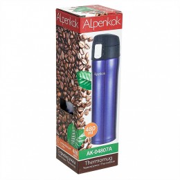 ALPENKOK Термокружка вакуумная 480 мл AK-04807A фиолетовая