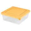 Контейнер для продуктов "Asti" квадратный 0,5 л 221100304/01 бледно-желтый