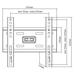 Netwit Кронштейн для телевизора HFS-43 13-43