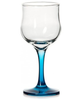 PASABAHCE Бокал ЭНЖОЙ БЛЮ 200 мл (ножка синяя) 44167SLBD12